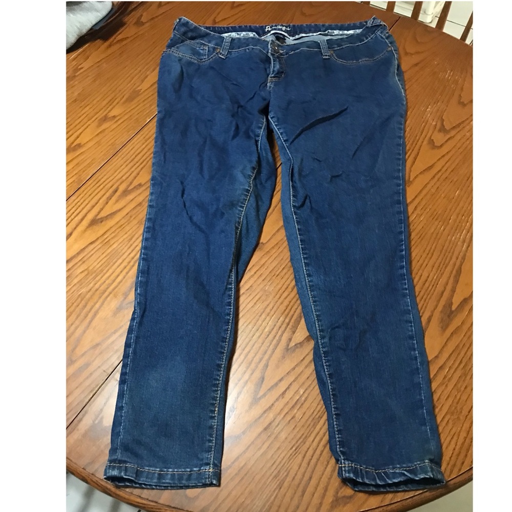 Amethyst blue jeans